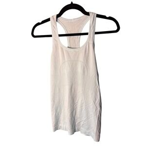 Lululemon Women's Sherbert green/blue Racerback swiftly Tank- Size 4